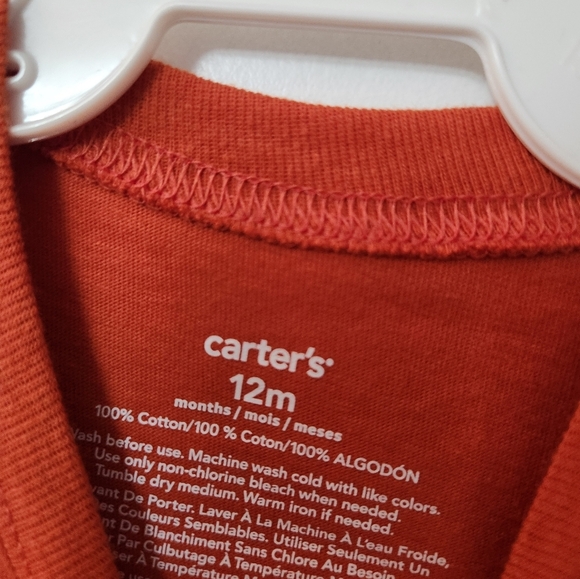 Carters toddler size 12 month long sleeve shirt - Picture 5 of 5